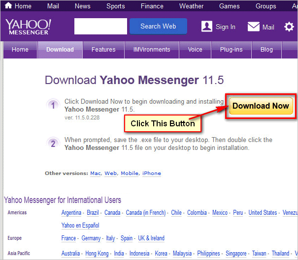 Yahoo Instant Messanger