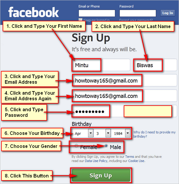 How to Create New Facebook Account Now