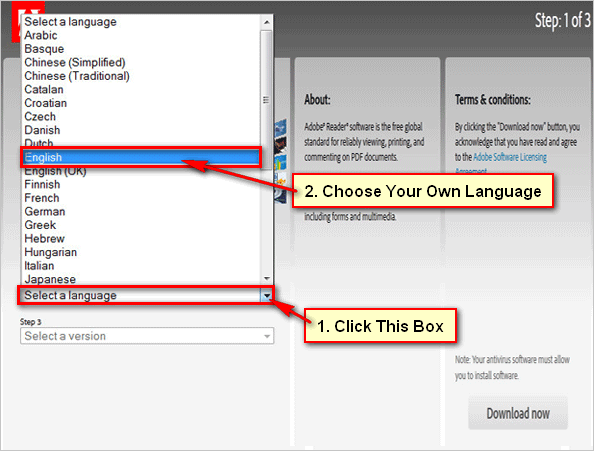 Choose-Your-Own-Language-for-Adobe-Reader