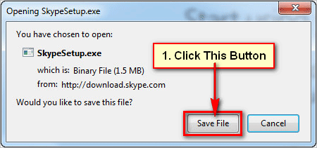 Save-Skype-Setup-File