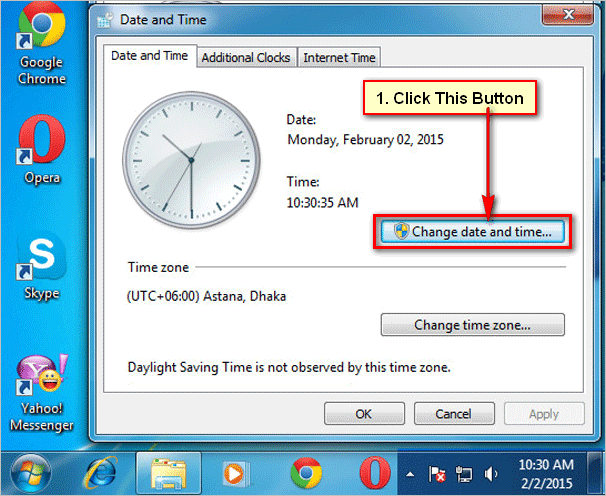 How To Change Your Computer Time And Date On Windows 7