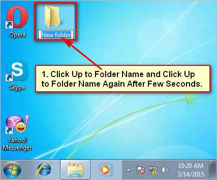 how to rename folders