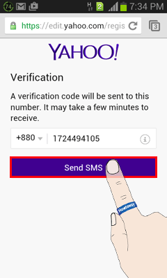 Yahoo Email Account Verification