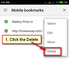 How to Reorder Bookmarks in Chrome Mobile