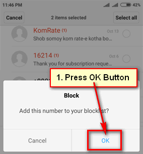 How to Block SMS from a Particular Number