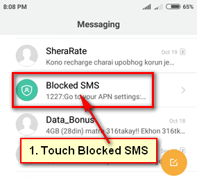 How to unblock text messages on lg phone