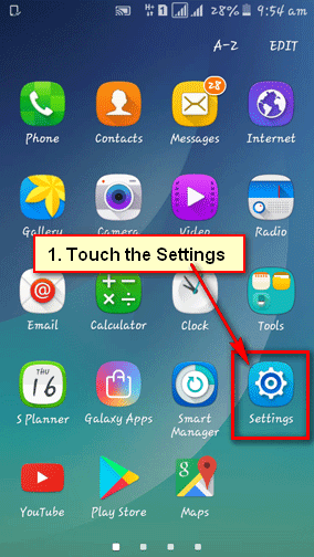 on screen timeout Android