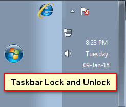 How to Permanently Lock and Unlock the Taskbar in Windows 7