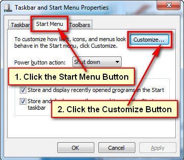 Start Menu on Windows 7