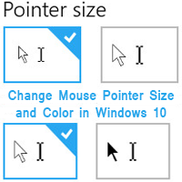 Change the Mouse Pointer Size and Color in Windows 10
