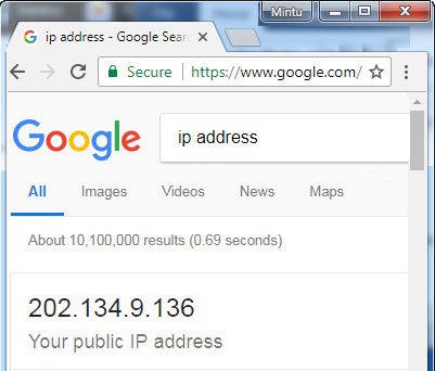 Check IP Address in Windows 7