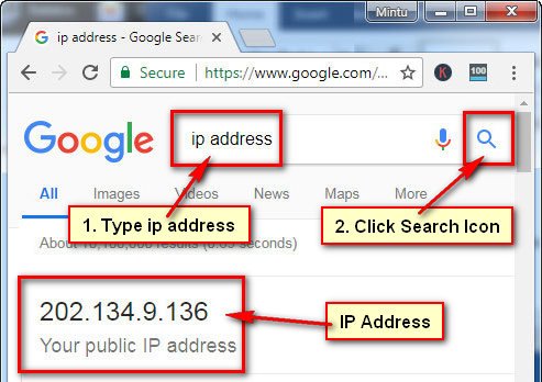Find Your IP Address in Windows 7