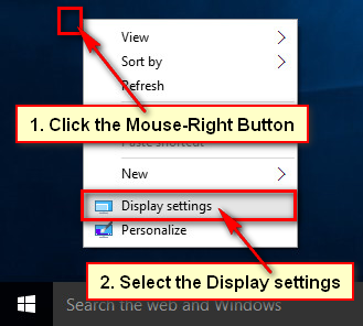 Windows 10 Display Settings