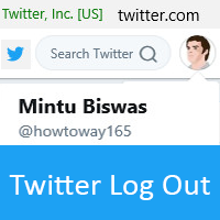 Logout of Twitter on Computer, Laptop, Andoird Mobile, and iPhone