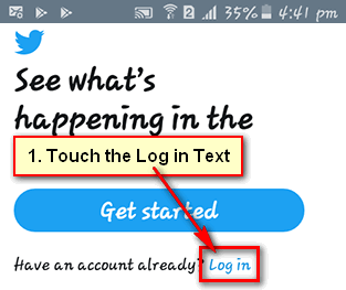 Twitter Login for Android