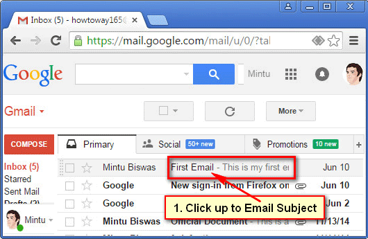 Gmail to check your mail