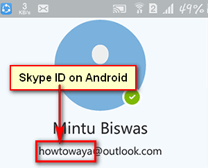 How to Find My Skype ID on Android