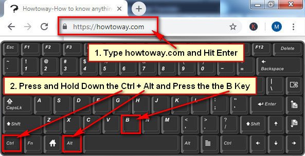 Hide Bookmarks Bar Chrome Keyboard Shortcuts