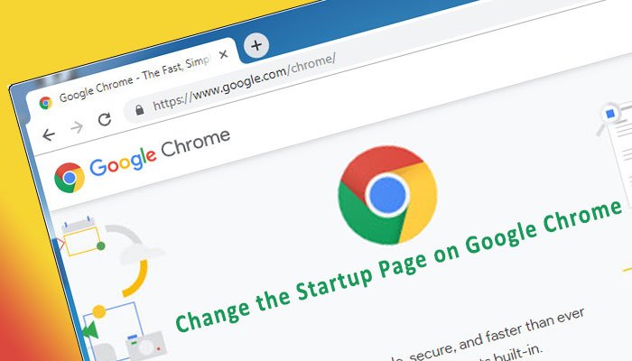 Change Startup Page Chrome