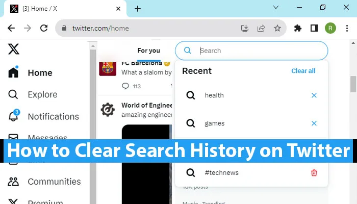 How to Clear Search History on Twitter