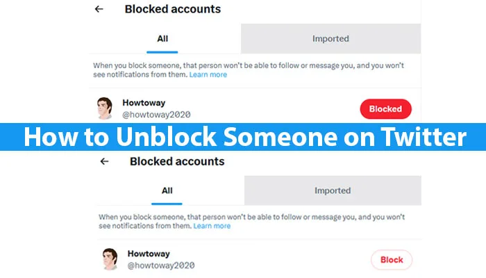 How to Unblock Someone on Twitter